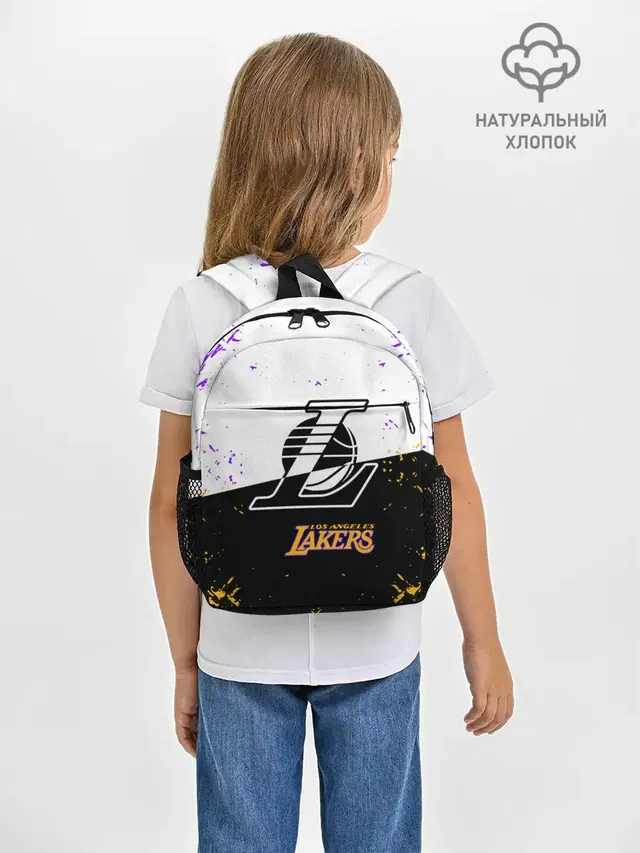 Рюкзак детский с принтом «Лейкерс — Коби Брайант Los Angeles Lakers,»