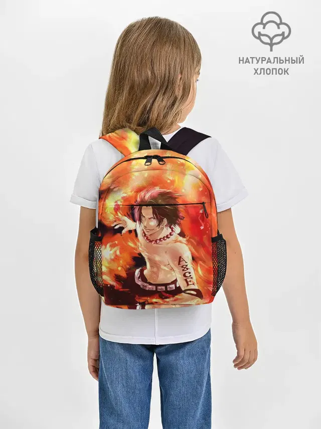 Рюкзак детский с принтом «Ван Пис — ONE PIECE ASCE HERO»