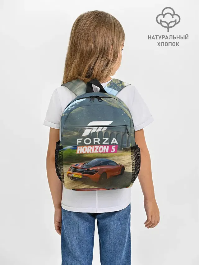 Рюкзак детский с принтом «Forza Horizon — Forza Horizon 5, игра»