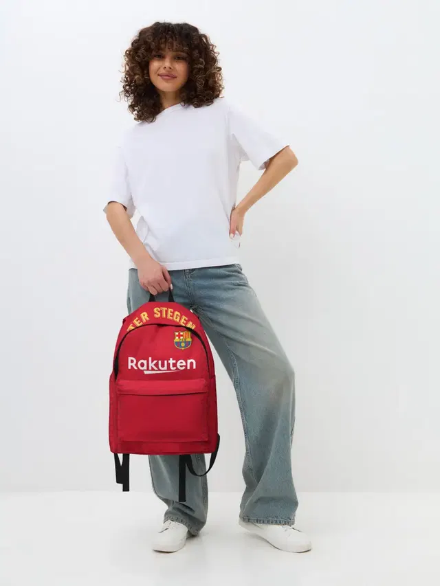 Джинсовый рюкзак с принтом «Барселона — Тер Штеген Вратарская»