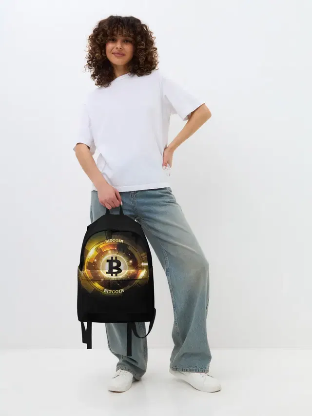 Золотой биткоин