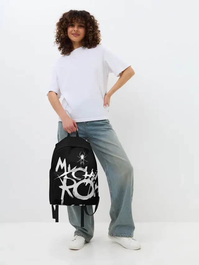 Джинсовый рюкзак с принтом «My Chemical Romance»