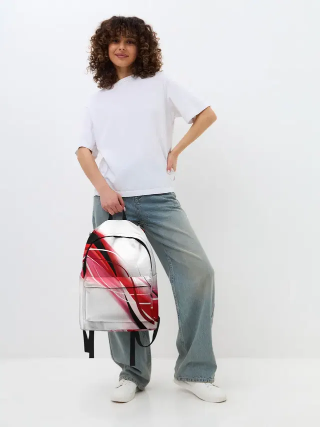 GEOMETRY STRIPES RED
