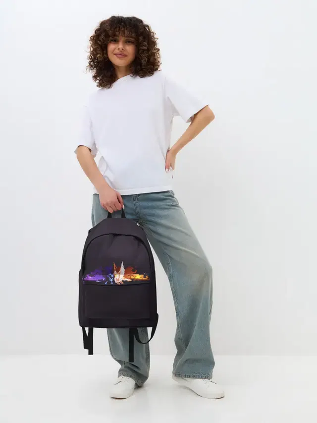 Джинсовый рюкзак с принтом «My Little Pony — День и ночь»
