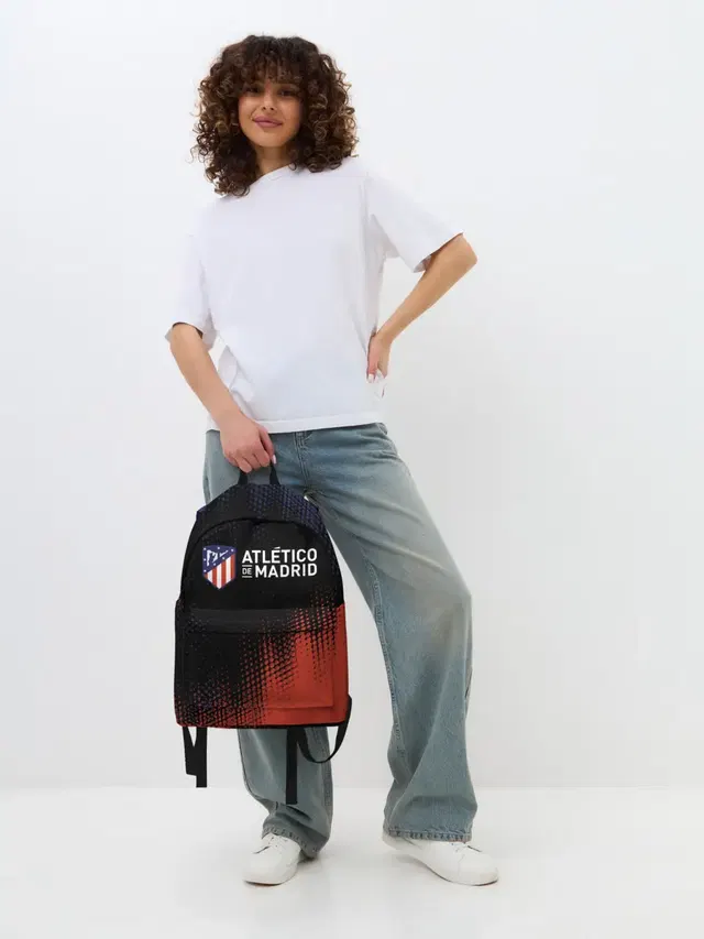 Джинсовый рюкзак с принтом «Atletico Madrid — Атлетико»