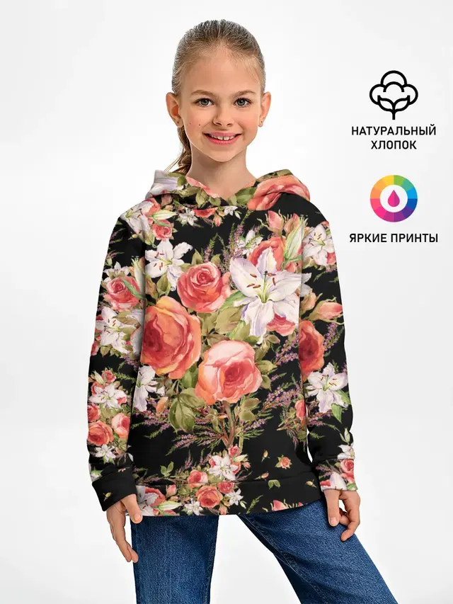 Лилии и розы