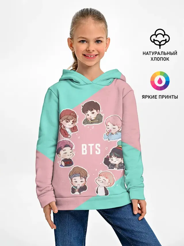 Детское худи с принтом «Chibi»