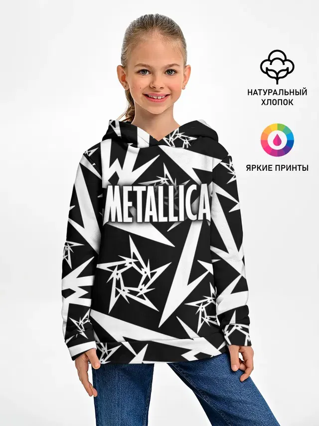 Детское худи с принтом «Metallica»