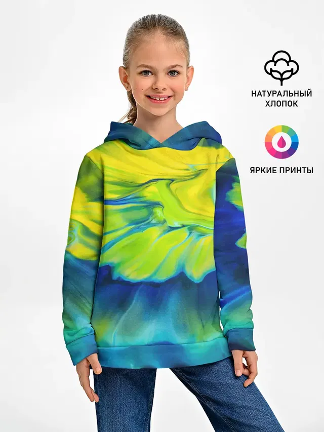 Разводы яркой краски