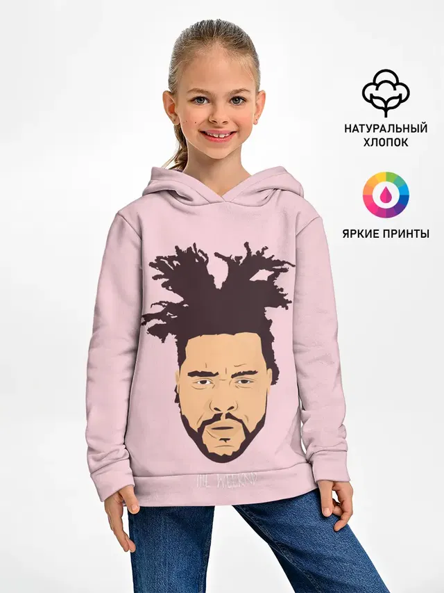 Детское худи с принтом «The Weeknd — Мульт Эйбел»