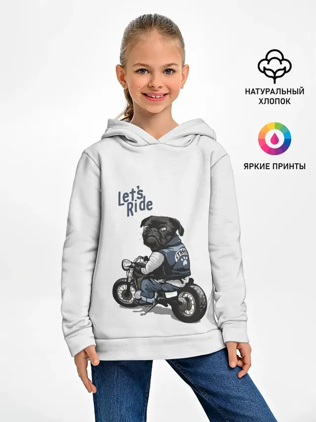 Pug Rider | Байкер Мопс