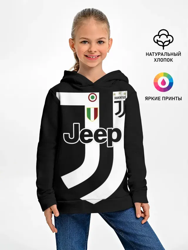 Детское худи с принтом «Ювентус — Juventus FIFA Edition»