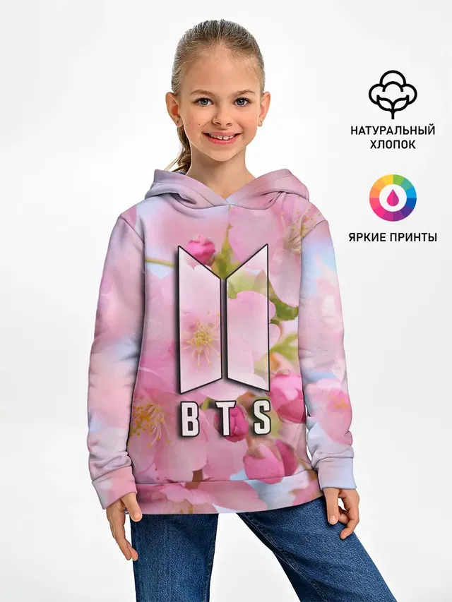 Детское худи с принтом «Flower»