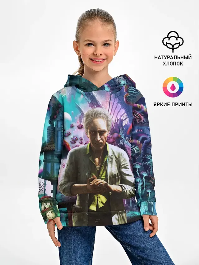 Детское худи с принтом «MushroomTrip»