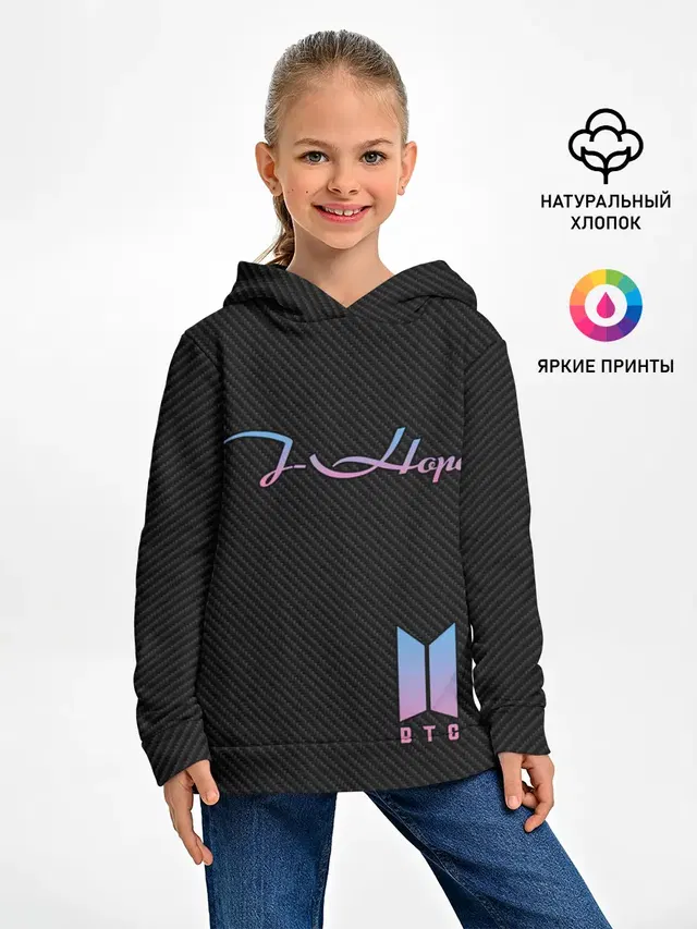 Детское худи с принтом «Jung Ho-seok — BTS J-Hope»