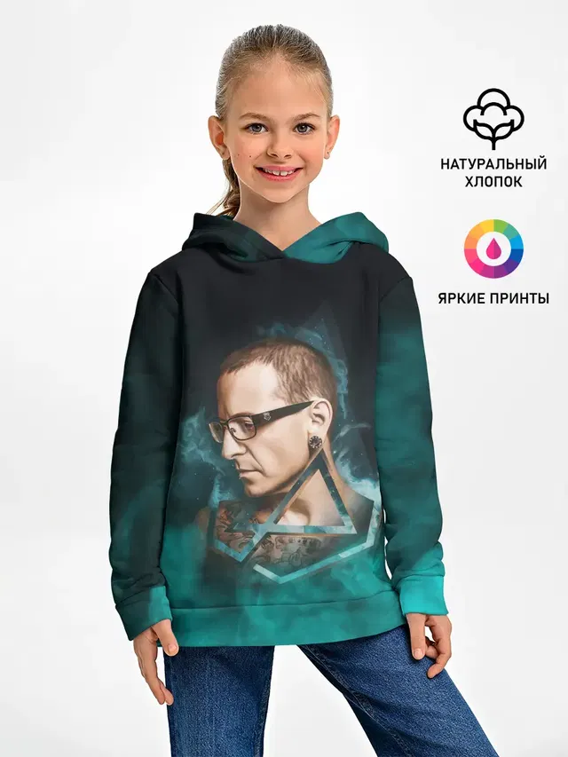 Детское худи с принтом «Smoke — CHESTER»