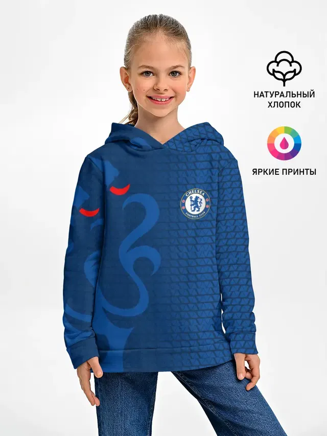 Детское худи с принтом «Chelsea Sport»