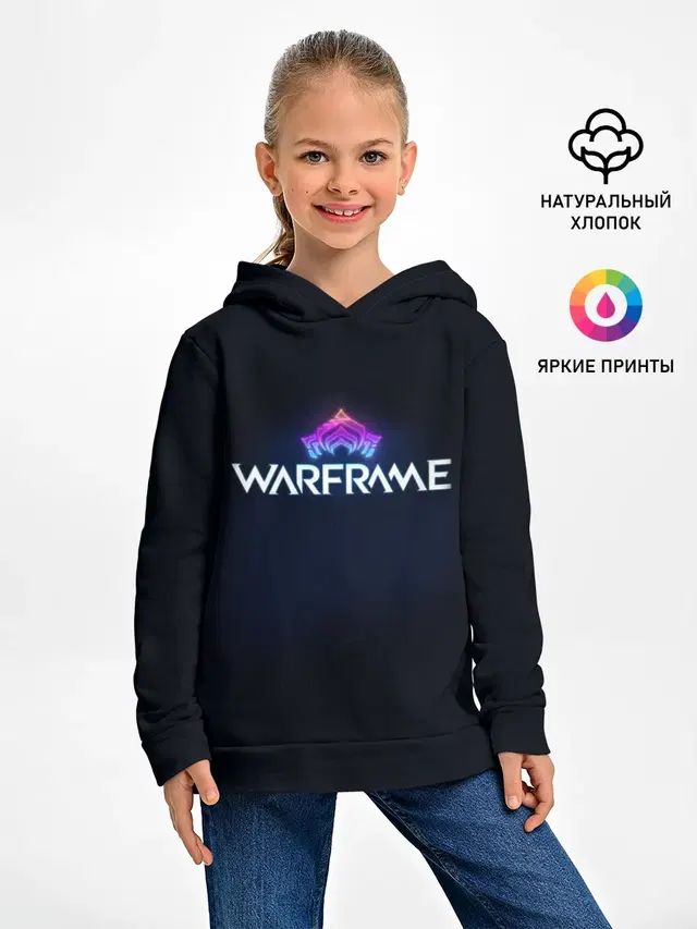 Детское худи с принтом «Warframe»