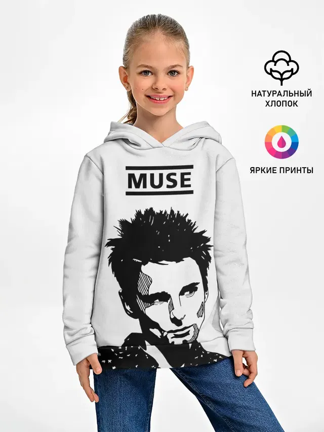 Детское худи с принтом «Muse»