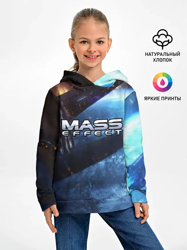 Детское худи с принтом «Spaceship»
