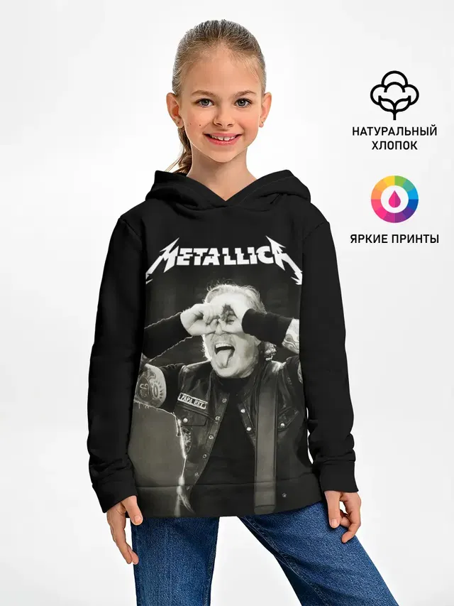 Детское худи с принтом «Metallica»