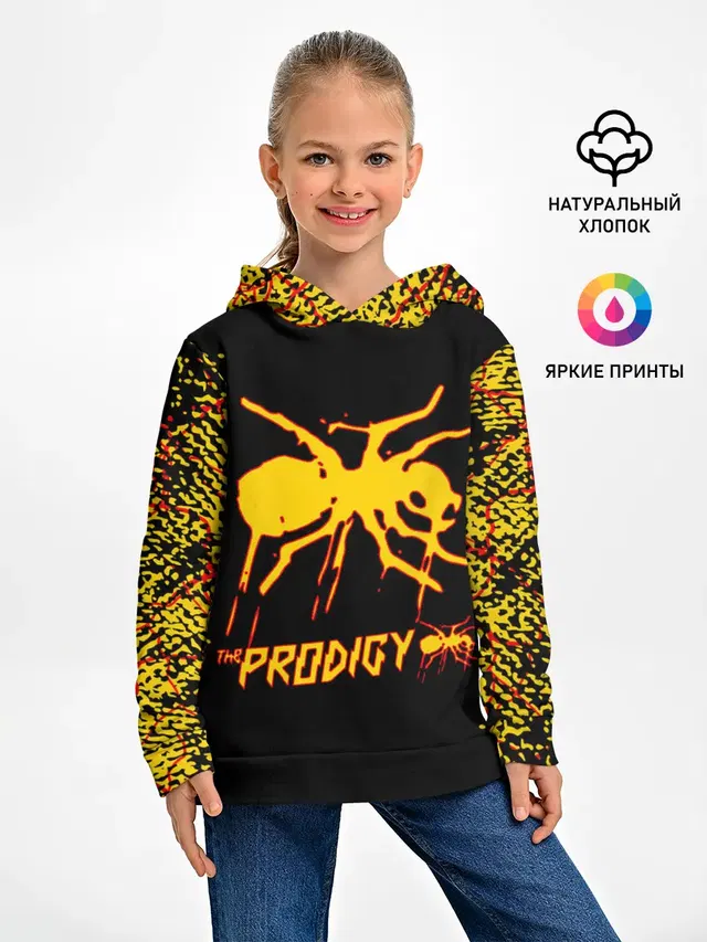 Детское худи с принтом «The Prodigy логотип»