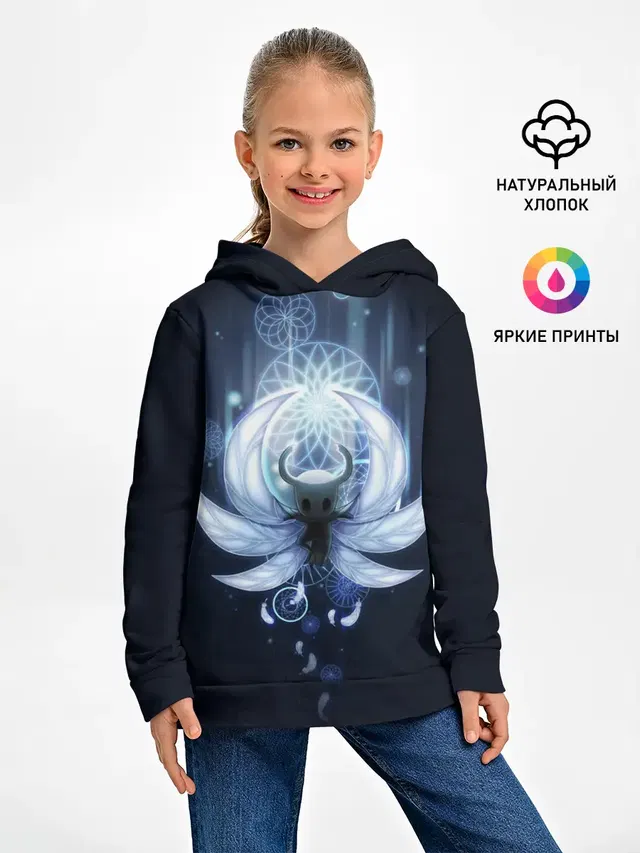 Детское худи с принтом «Hollow Knight»
