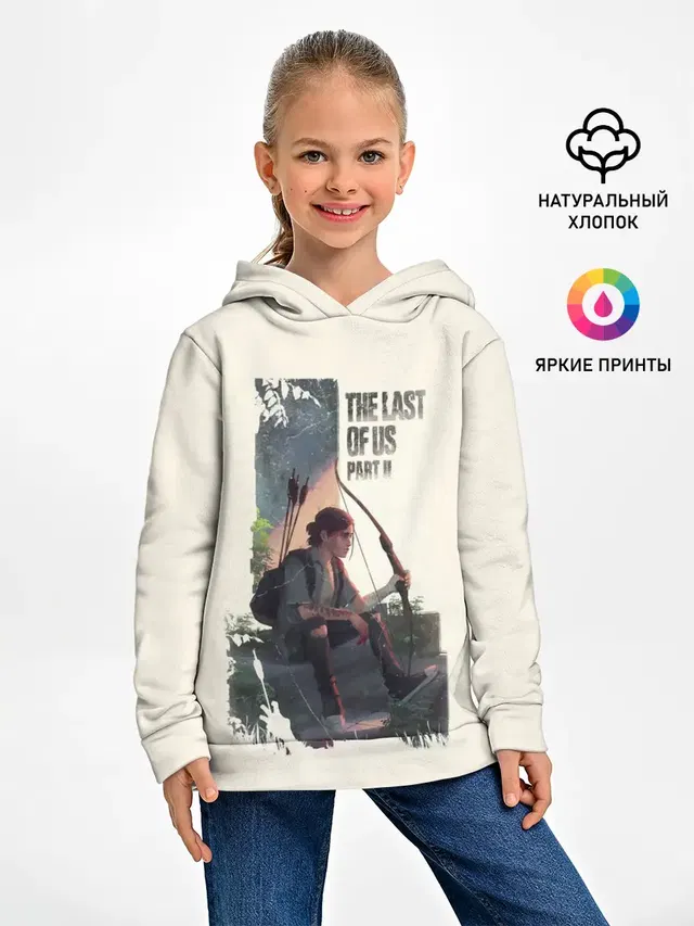Детское худи с принтом «Bow and arrow — The Last of Us 2»