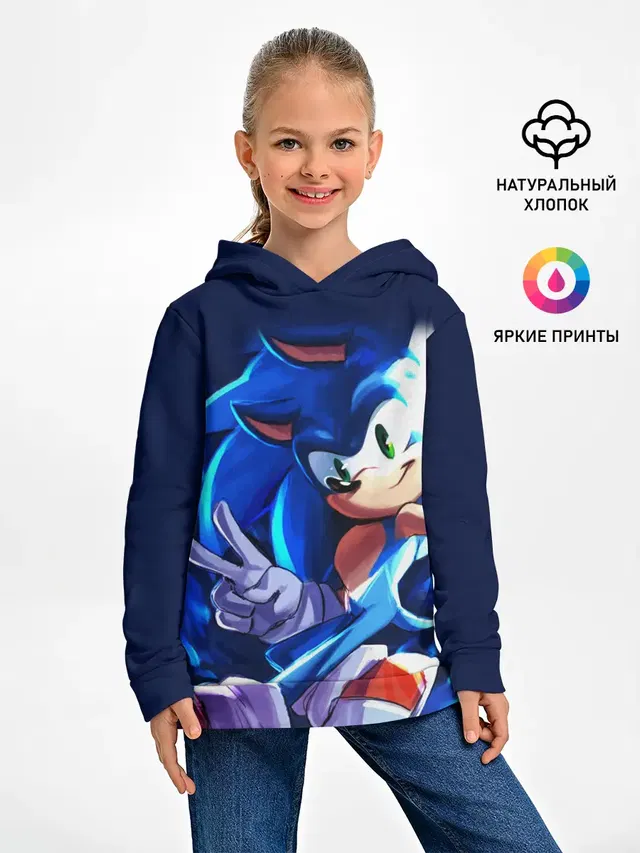 Детское худи с принтом «Peace sign»