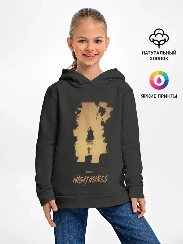 Детское худи с принтом «Little Nightmares — Little Nightmares 2»