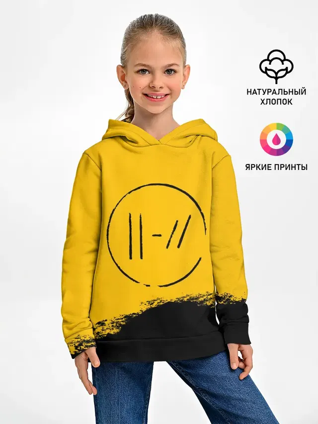 Детское худи с принтом «Twenty one pilots symbol»
