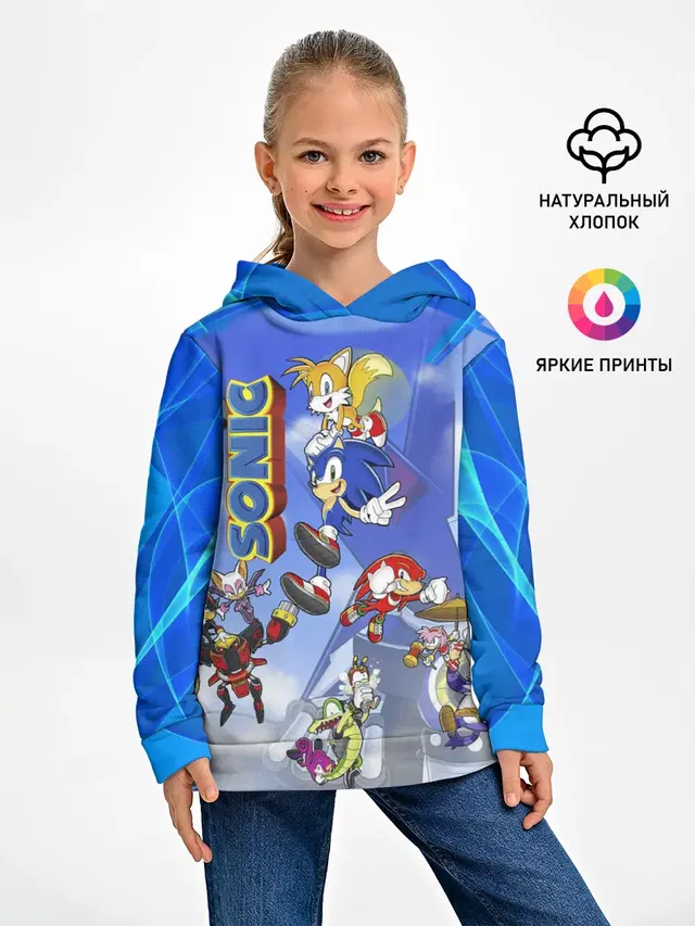 Детское худи с принтом «Tails»