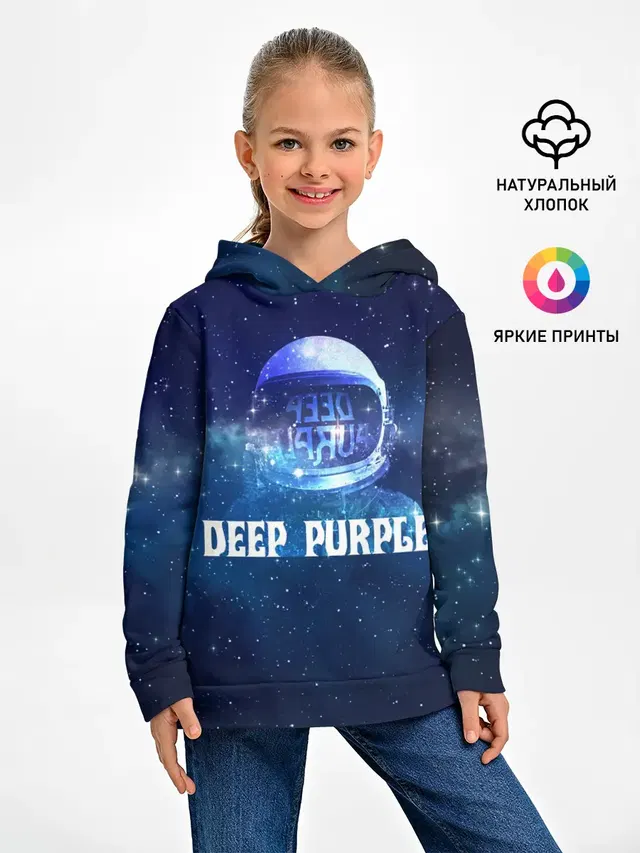Детское худи с принтом «Deep Purple Whoosh!»