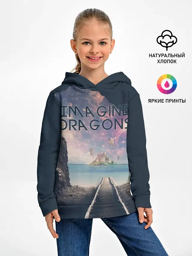 Детское худи с принтом «Imagine Dragons»