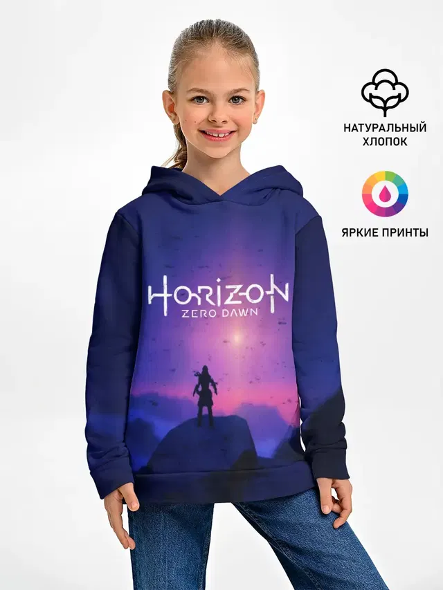 Детское худи с принтом «Horizon Zero Dawn»
