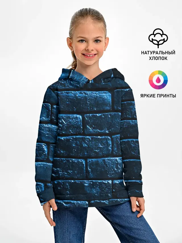 Неоновая, кирпичная стена