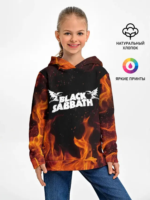 Детское худи с принтом «Fire»