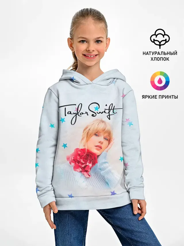 Детское худи с принтом «Taylor Swift»