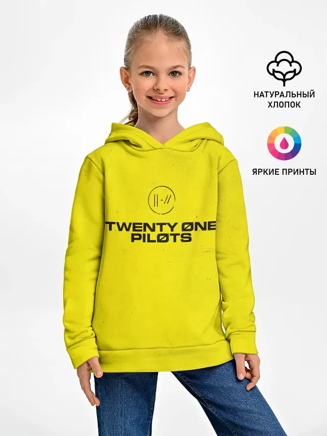 Детское худи с принтом «Twenty One Pilots»