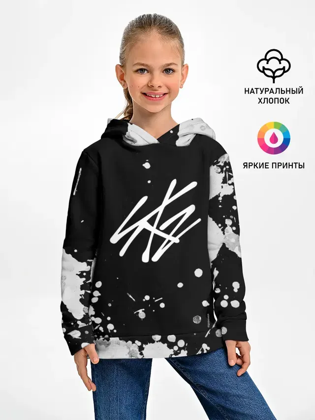 Детское худи с принтом «Logo»