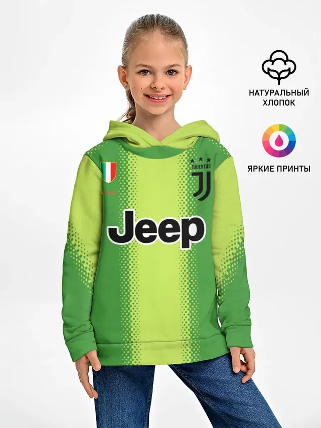 Детское худи с принтом «Ювентус — Buffon Palace away 19-20»