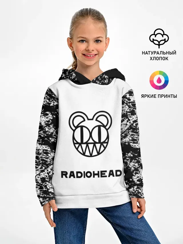 Детское худи с принтом «Radiohead»