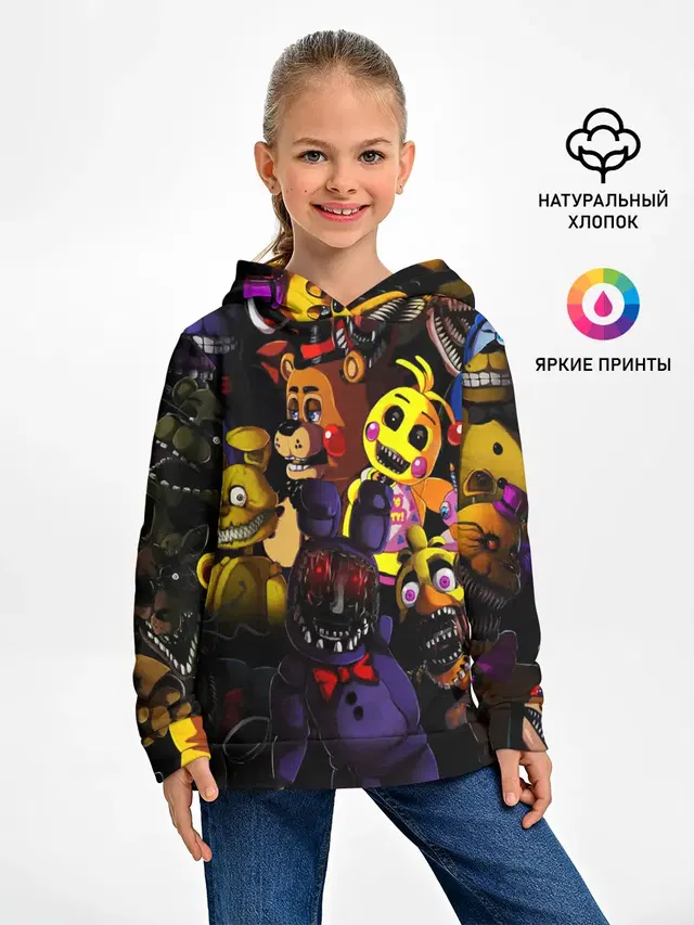 Детское худи с принтом «Bonnie — FIVE NIGHTS AT FREDDYS»