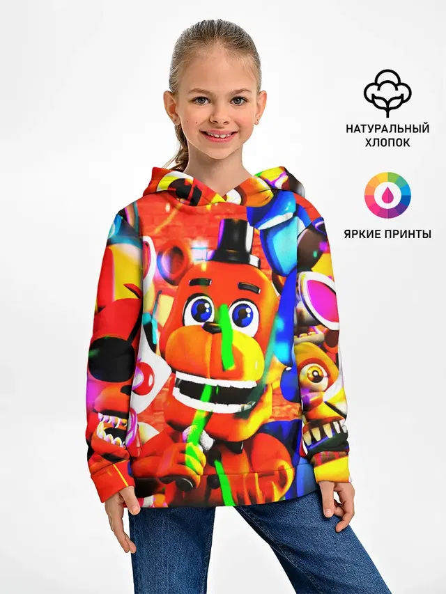 Детское худи с принтом «Игры — FIVE NIGHTS AT FREDDYS»