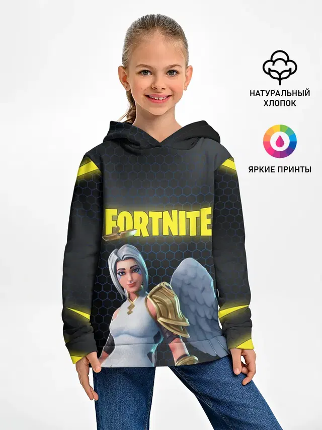 Детское худи с принтом «Фортнайт — FORTNITE ARK»
