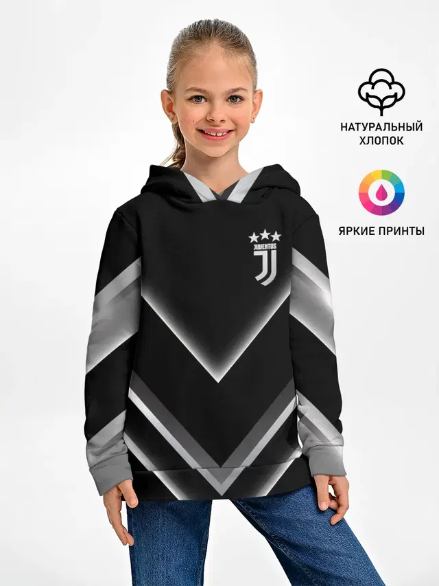 Детское худи с принтом «Ювентус — Juventus F.C.»
