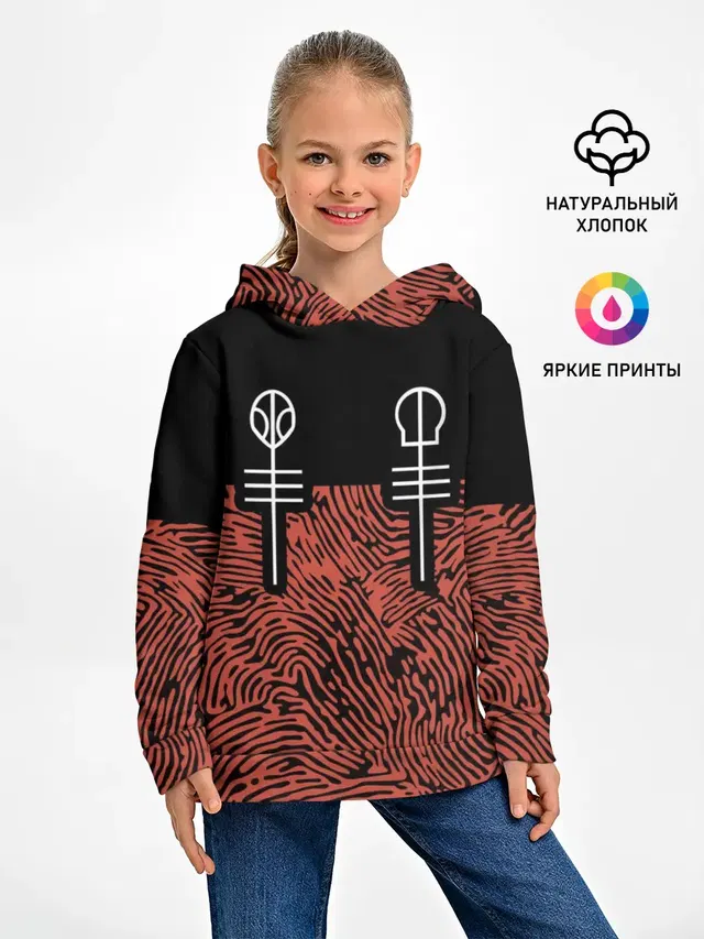 Детское худи с принтом «Blurryface — Twenty One Pilots - Blurryface»