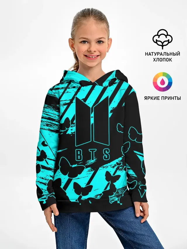 Детское худи с принтом «Butterfly»
