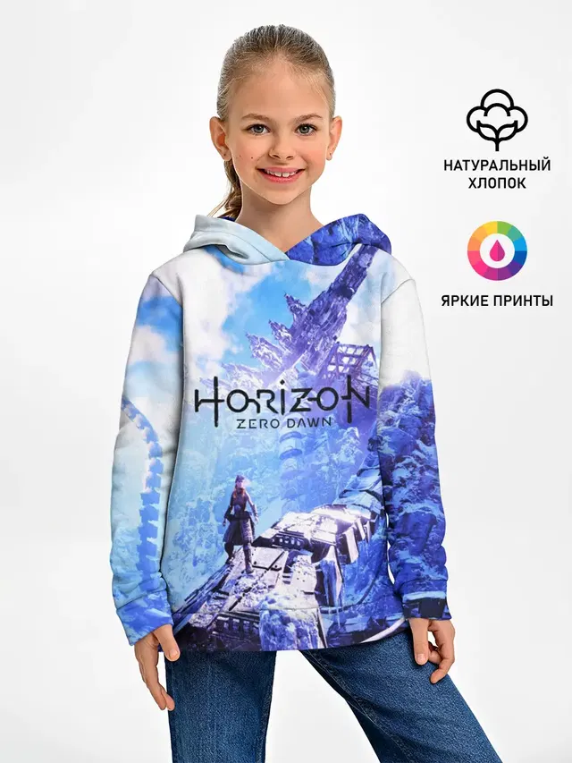 Детское худи с принтом «Horizon Zero Dawn»