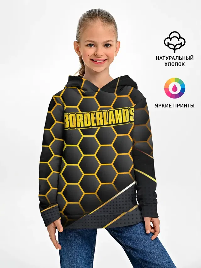 Детское худи с принтом «Borderlands»